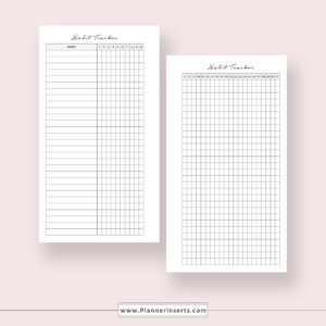 habit tracker for unlimited instant download digital